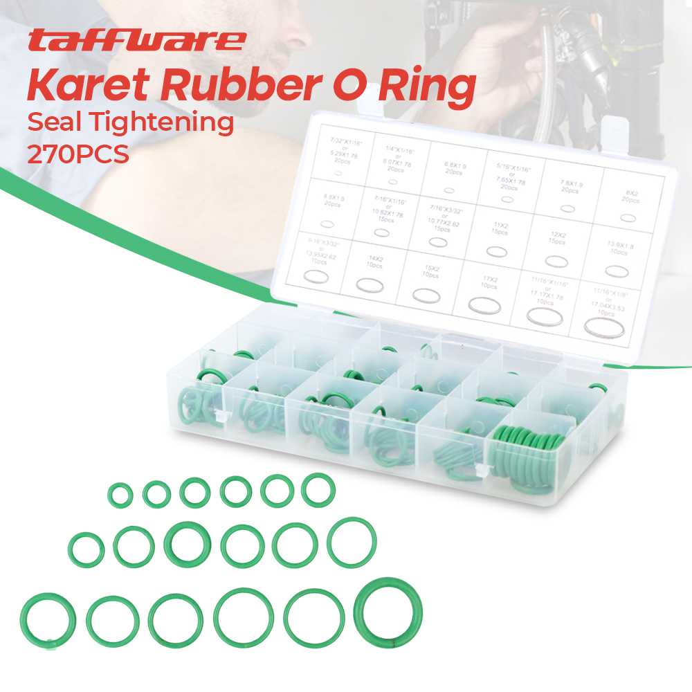 (BISA COD) FTIHSHP  Karet Rubber O Ring Seal Tightening 270PCS - GQ270