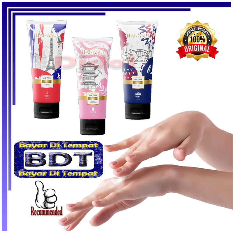 Hanasui Perfume Hand Body Lotion 180ml Body Lotion With Niacinamide Body Lotion Pencerah kulit BPOM 
