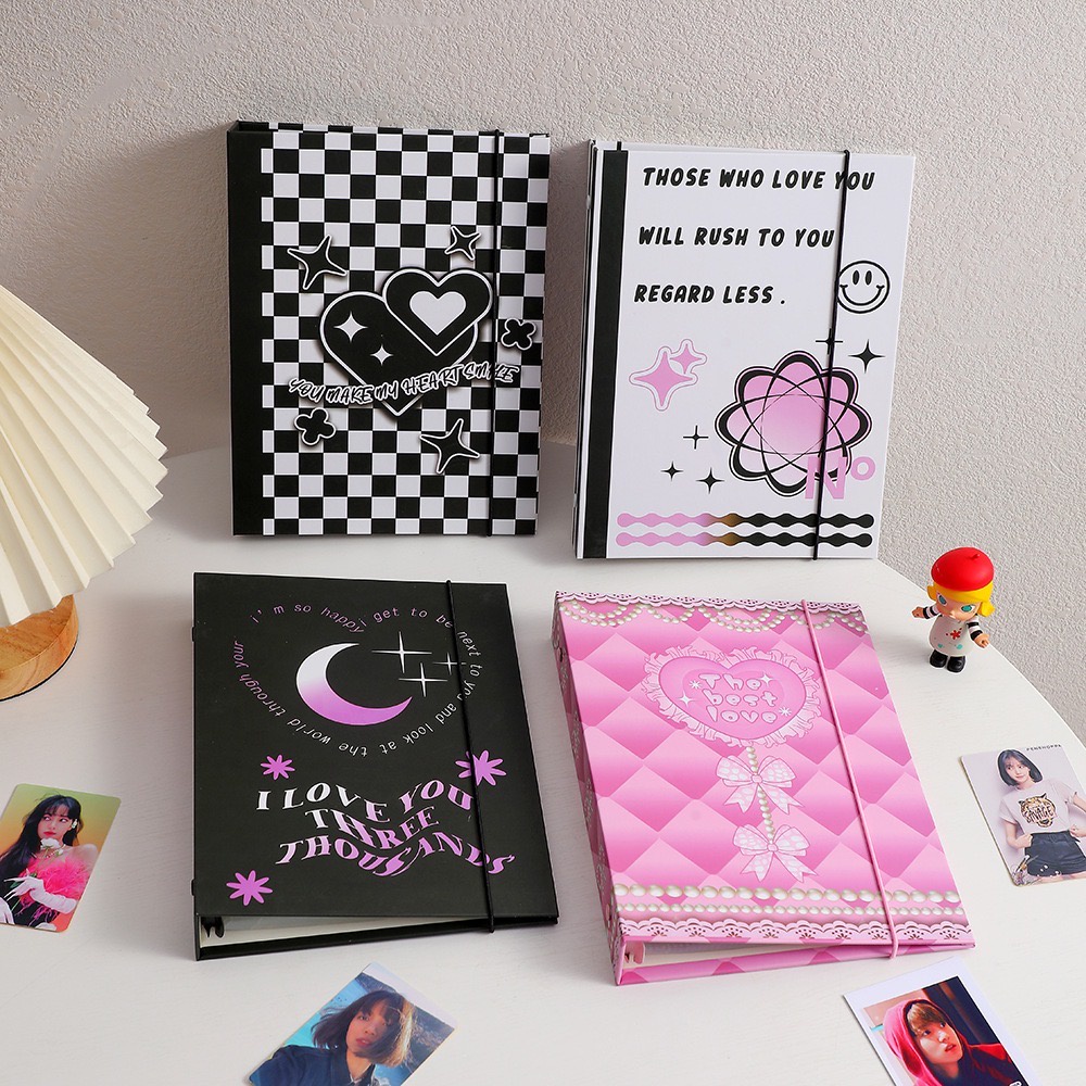 (Ready) Binder hard cover ukuran A5 high teen - album photocard A5 6 Ring