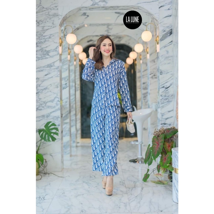 SETELAN LALUNE MOTIF DR BOLD 100% ORIGINAL IMPORT BANGKOK