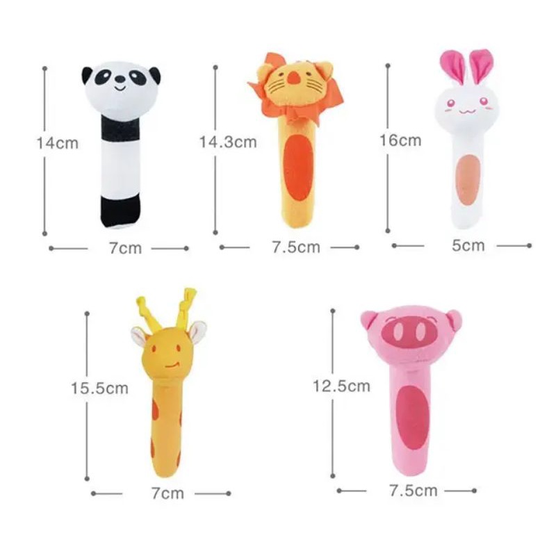 Mainan Boneka Tangan Bayi Boneka Genggam Bayi Baby Hand Rattle Toy