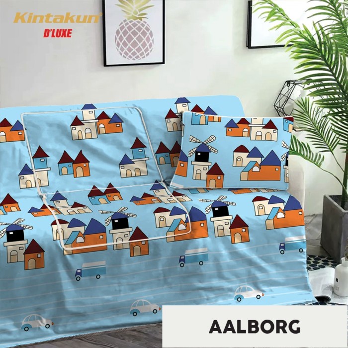 Selimut Dewasa Kintakun D'Luxe Bantal Selimut 2in1 Balmut Multifungsi 150x220 Cm - Aalborg(S3T7) Sel