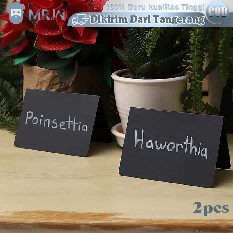 

Mini Chalkboard 2pcs Papan Tulis Kapur Food Buffet Mini Papan Kapur Menu Cafe