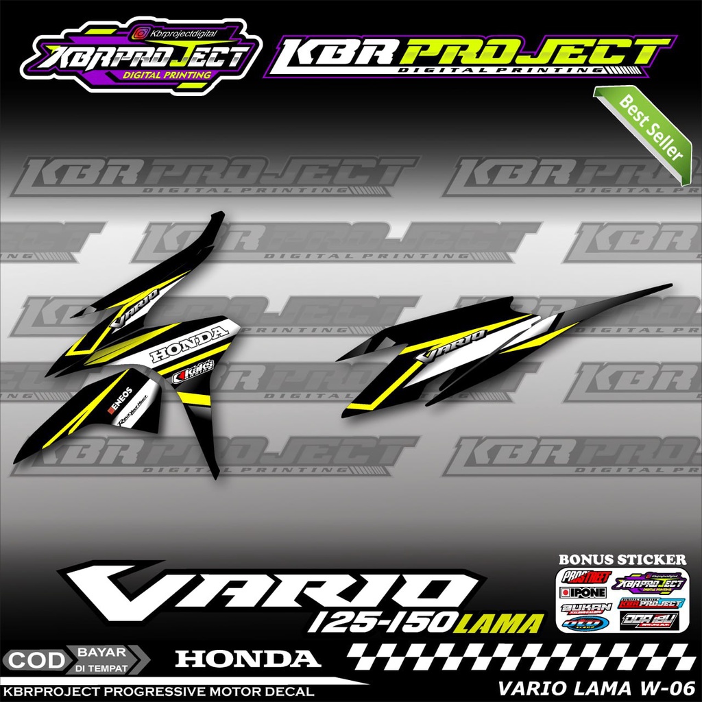 VARIO 125-150 LAMA STIKER SRTIPING MOTOR KEREN STIKER LIS VARIASI STIKER MOTOR HONDA DESAIN RACING W