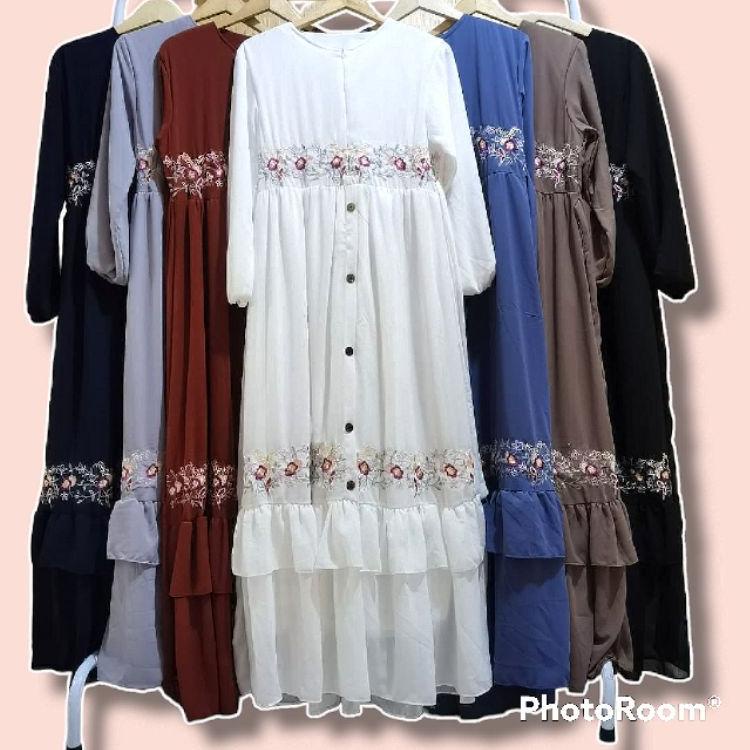 ❄ gamis seruty bordir aurel ✦
