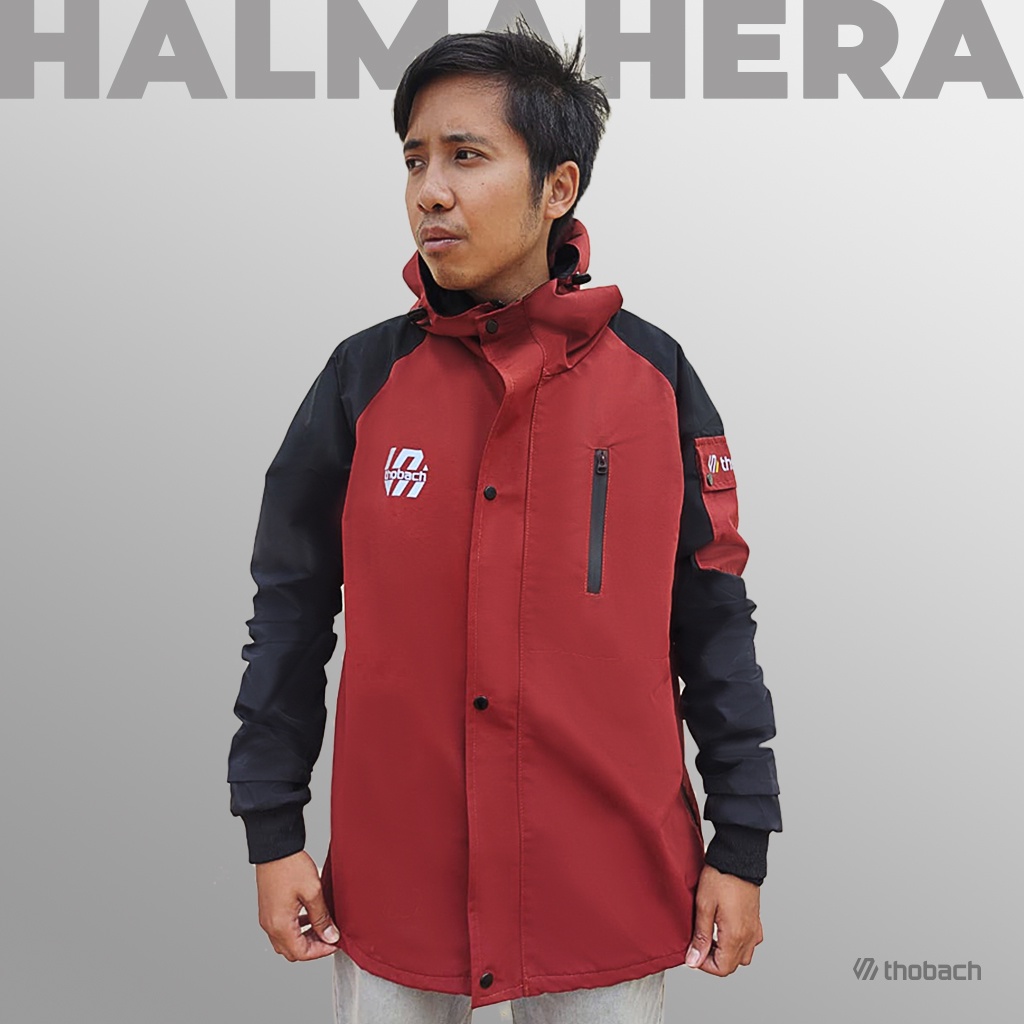 THOBACH-JAKET WATERPROOF HALMAHERA JAKET OUTDOOR PRIA WANITA