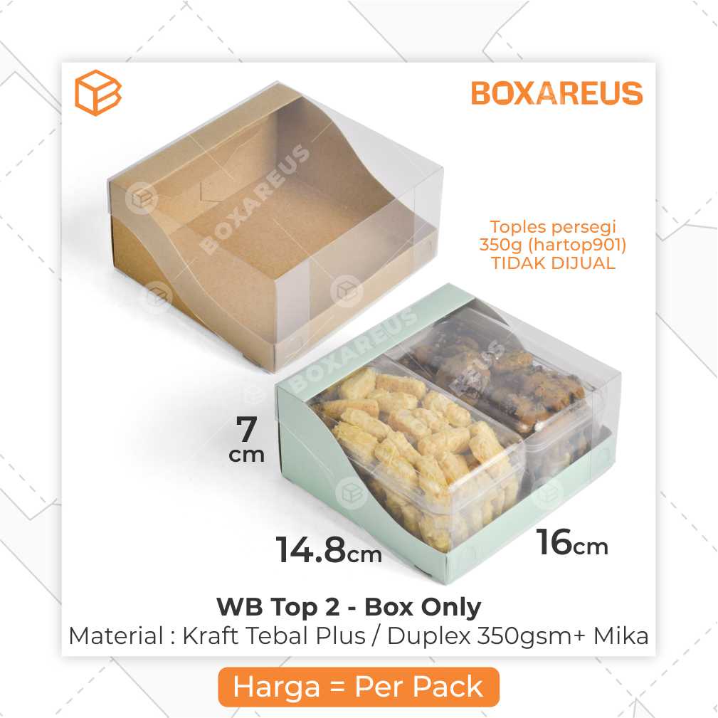 Box Mika Kotak Hampers Dus Kue Kering Parcel Box Toples | WB TOP 2