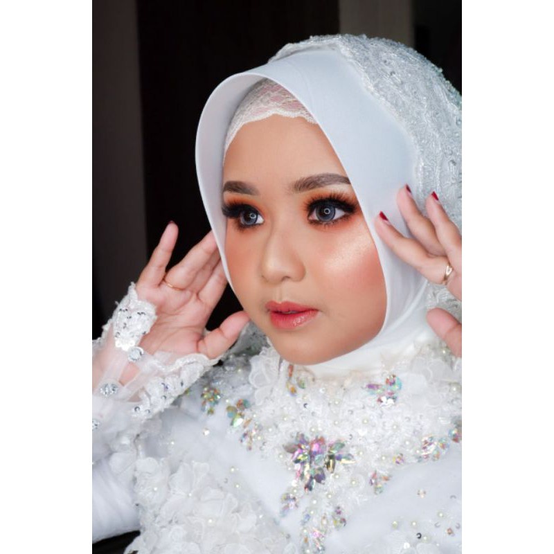 1 pcs Mika Hijab Perapih Jilbab Pengantin Wedding Hijab Ciput