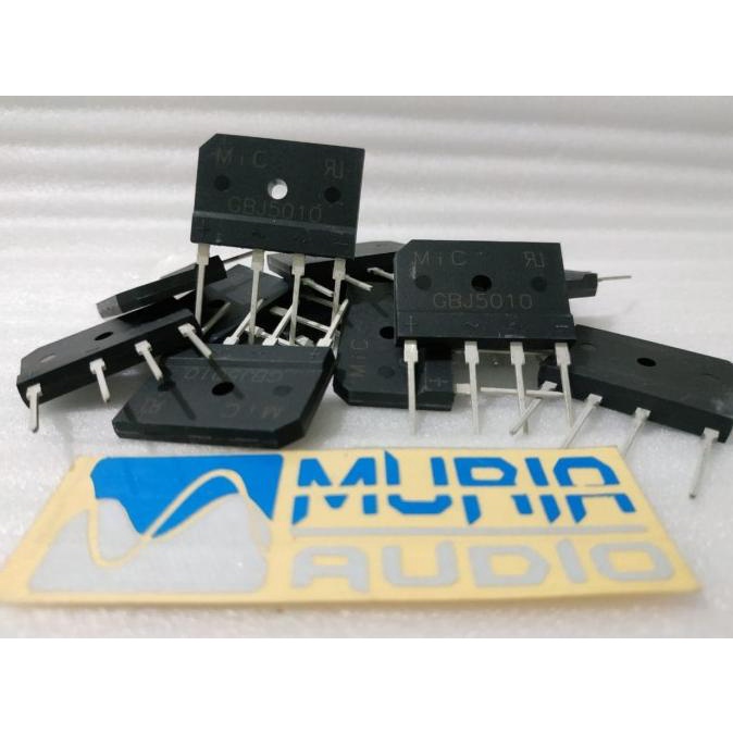 DIODA SISIR 50 AMPERE 1000V / DIODE BRIDGE 50A GBJ5010 ORIGINAL MIC muri33l Segera Beli