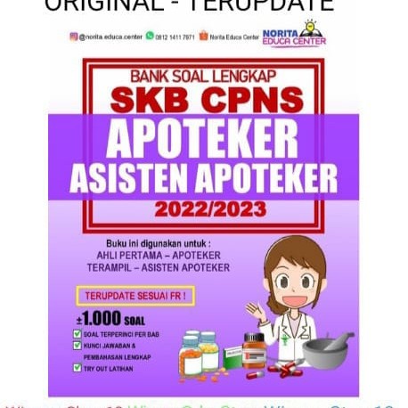 Terlaris Buku Skb Apoteker-Asisten Apt Cpns 2021/Bestseller-Original-Terupdate