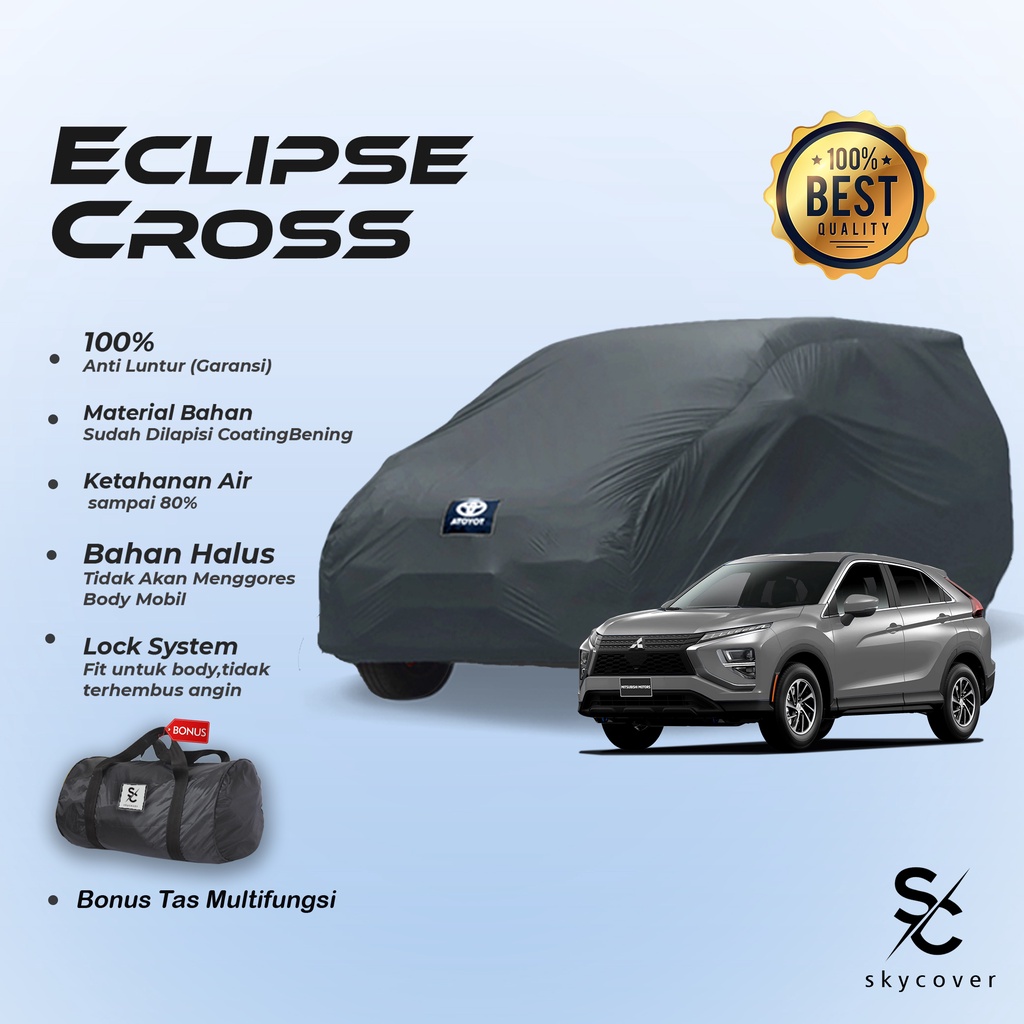 Cover Mobil Mitsubishi Eclipse Cross 2022 Sarung Selimut Mobil Eclipse Cross 2023