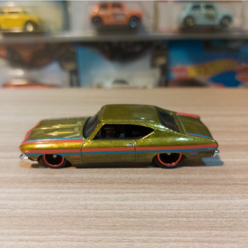 HOT WHEELS 69 CHEVELLE SS 396 LOOSE - SUPER TREASURE HUNT - THS - STH