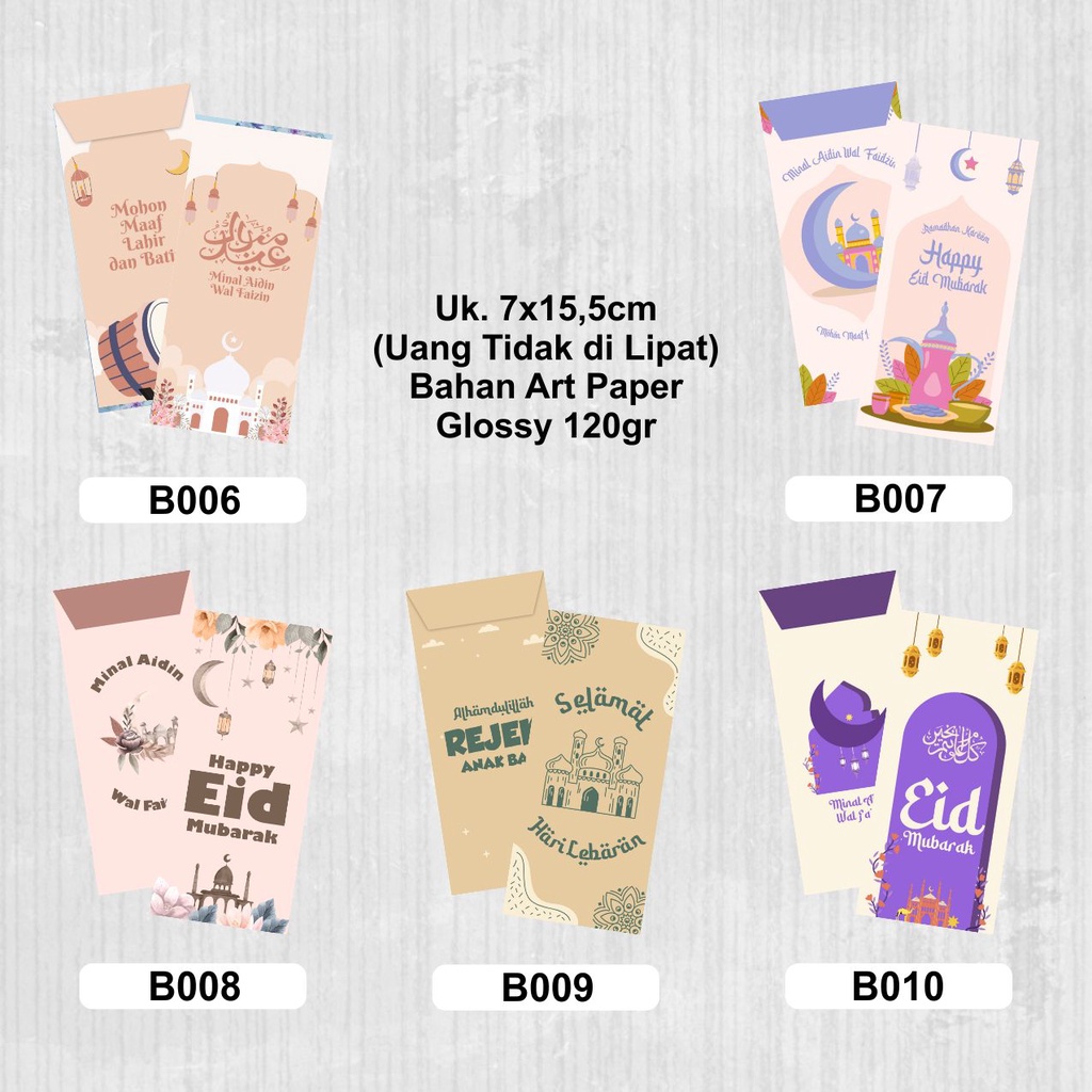 

AMPLOP PREMIUM LEBARAN IDUL FITRI PANJANG/BESAR/JUMBO KARAKTER TERBARU 2023