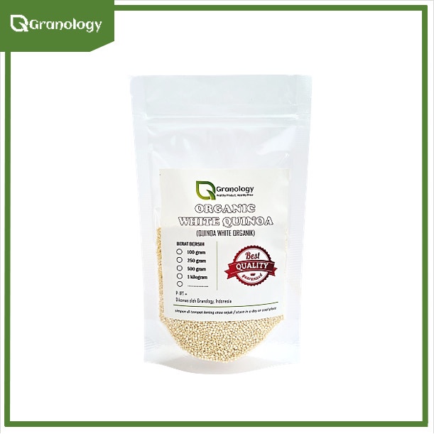Quinoa Putih Organik / Organic White Quinoa (100 gram) by Granology