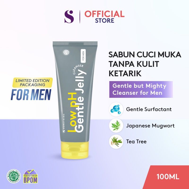 BPOM SOMETHINC Low pH Gentle Jelly Cleanser Facial Wash Sabun Wajah Cuci Muka 15ml 100ml