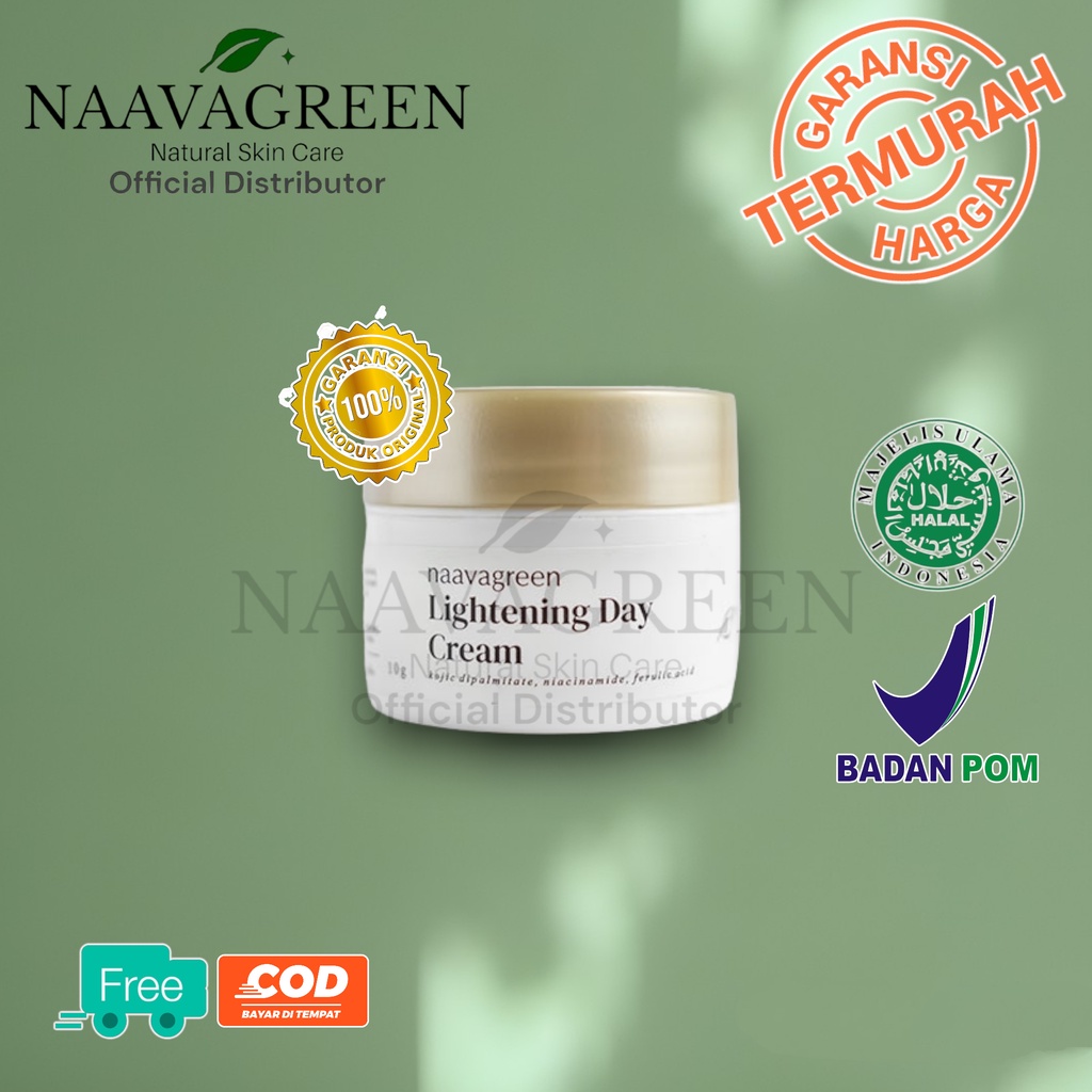 Naavagreen Lightening Day Cream / Krim Naavagreen /Krim Pencerah Naavagreen/ Produk asli Naavagreen