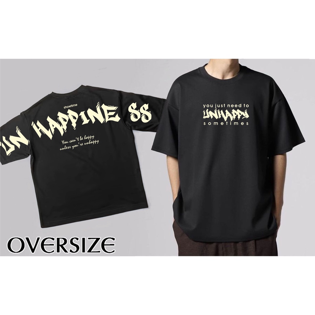 {Oversize}Real Combed Baju Kaos  / OVERSIZE Distro  PRIA &amp; WANITA (UNISEX)