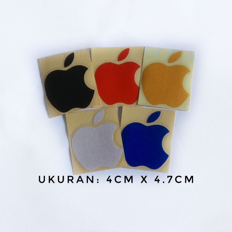Stiker Cutting Logo Gambar Apple Cutting Sticker Untuk Sticker Motor Mobil Laptop