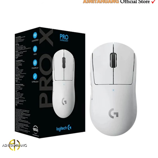 Logitech G PRO X Superlight Wireless Gaming Mouse  - Putih