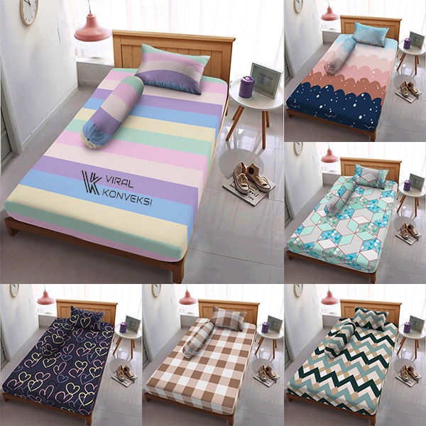 SPREI SINGLE NO.4 (90x200) sudut karet