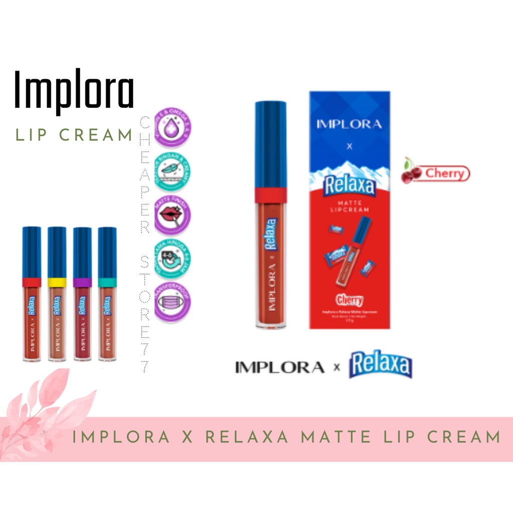 IMPLORA - IMPLORA X RELAXA LIP CREAM