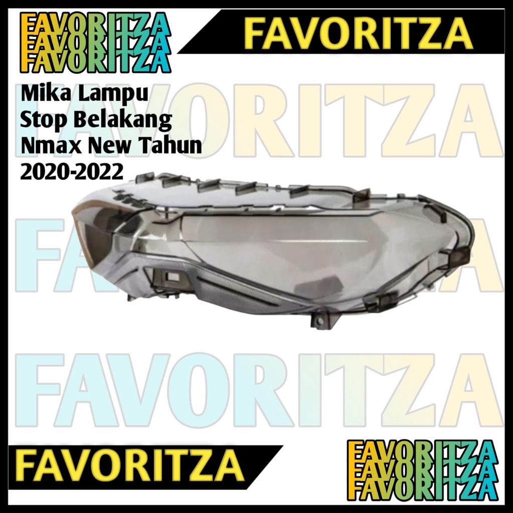 MIKA LAMPU STOP BELAKANG NMAX NEW TAHUN 2020-2022 STOP LAMP YAMAHA NMAX NEW KUALITAS PREMIUM KACA MI