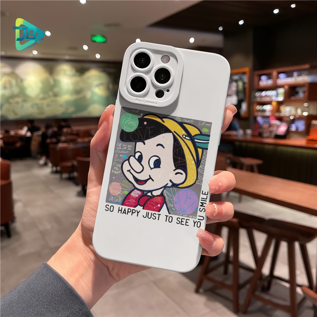 CUSTOM CASE SOFTCASE SILIKON PROCAMERA PINOCHIO CUSTOM VIVO Y12 Y15 Y17 Y16 Y12S Y20 Y21S Y91 Y93 Y95 Y91C Y1S Y22 Y35 V25 V25E JB7730