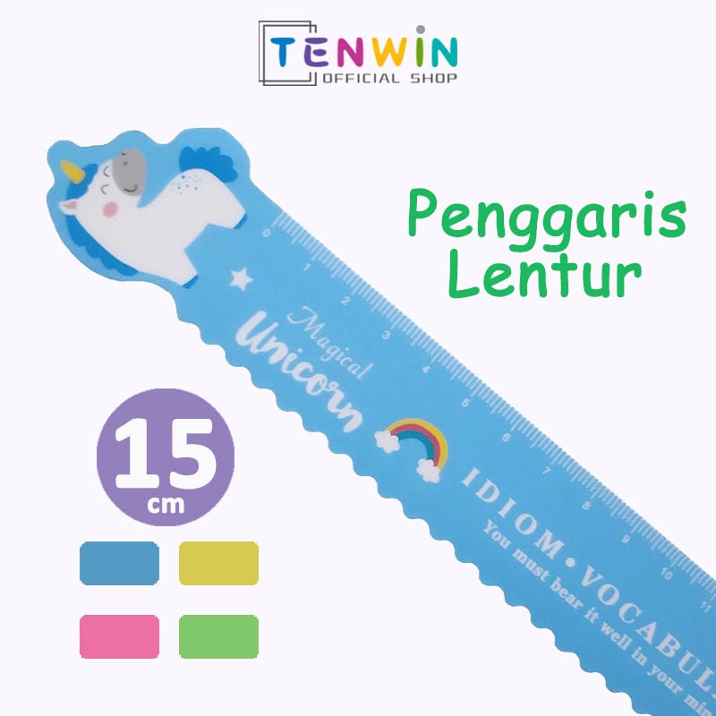 

Ruler/Penggaris lunak Unicorn 15cm-Tenwin