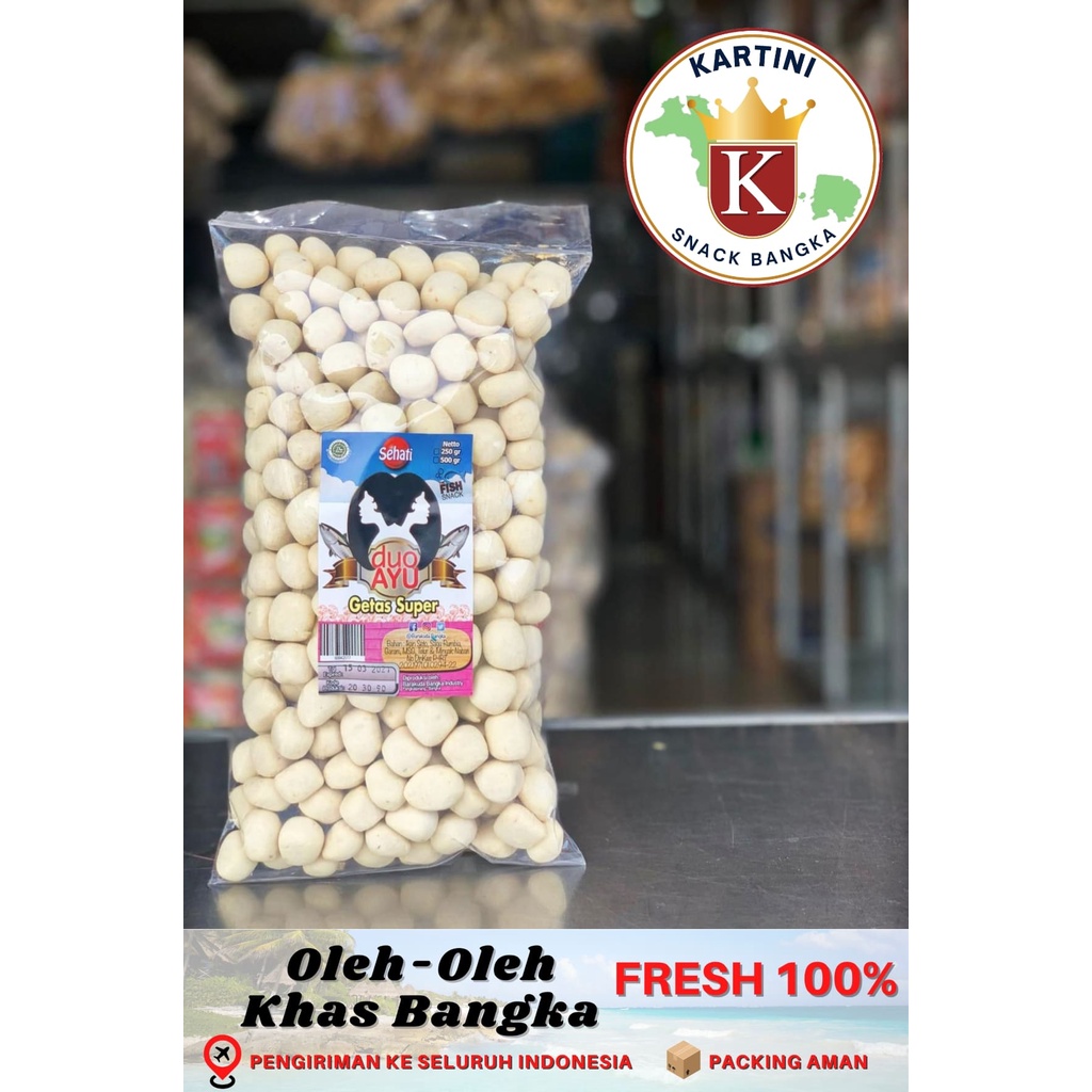 

Getas Ikan Cap Duo Ayu 250gr Khas Bangka