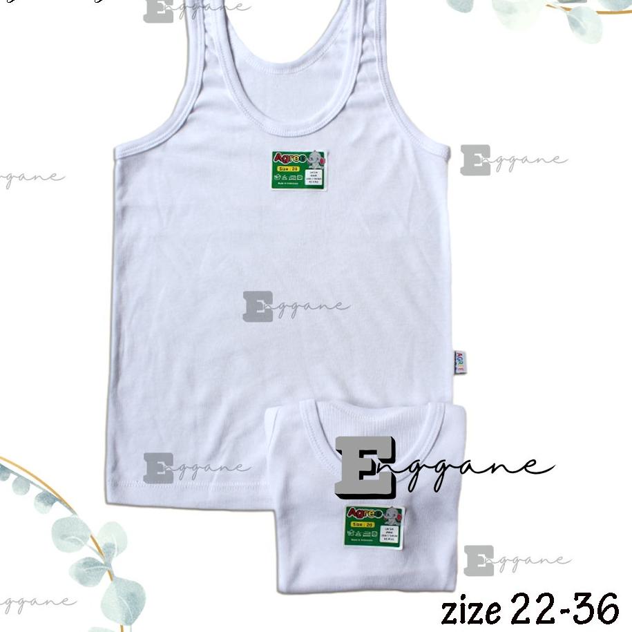 ➨ 6 pc - Singlet agree ST 04  /  Kaos dalam anak / Kaos Dalam Anak / Kaos Kutang / Kaos Singlet Anak