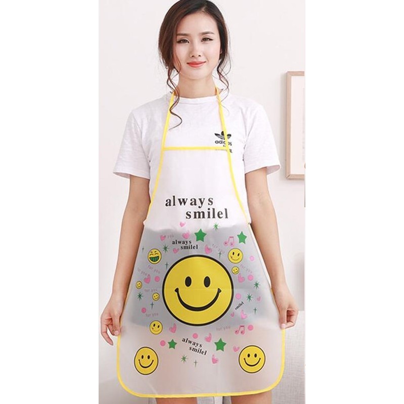 FYGALERY HL0010 Celemek Plastik Karakter Bahan PVC Waterproof Apron Masak Motif Murah