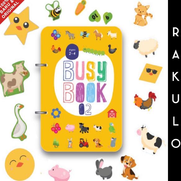 

Buku Aktivitas Anak Busy Book Vol 2 Usia 2-4 Tahun Toddler Paud Tk