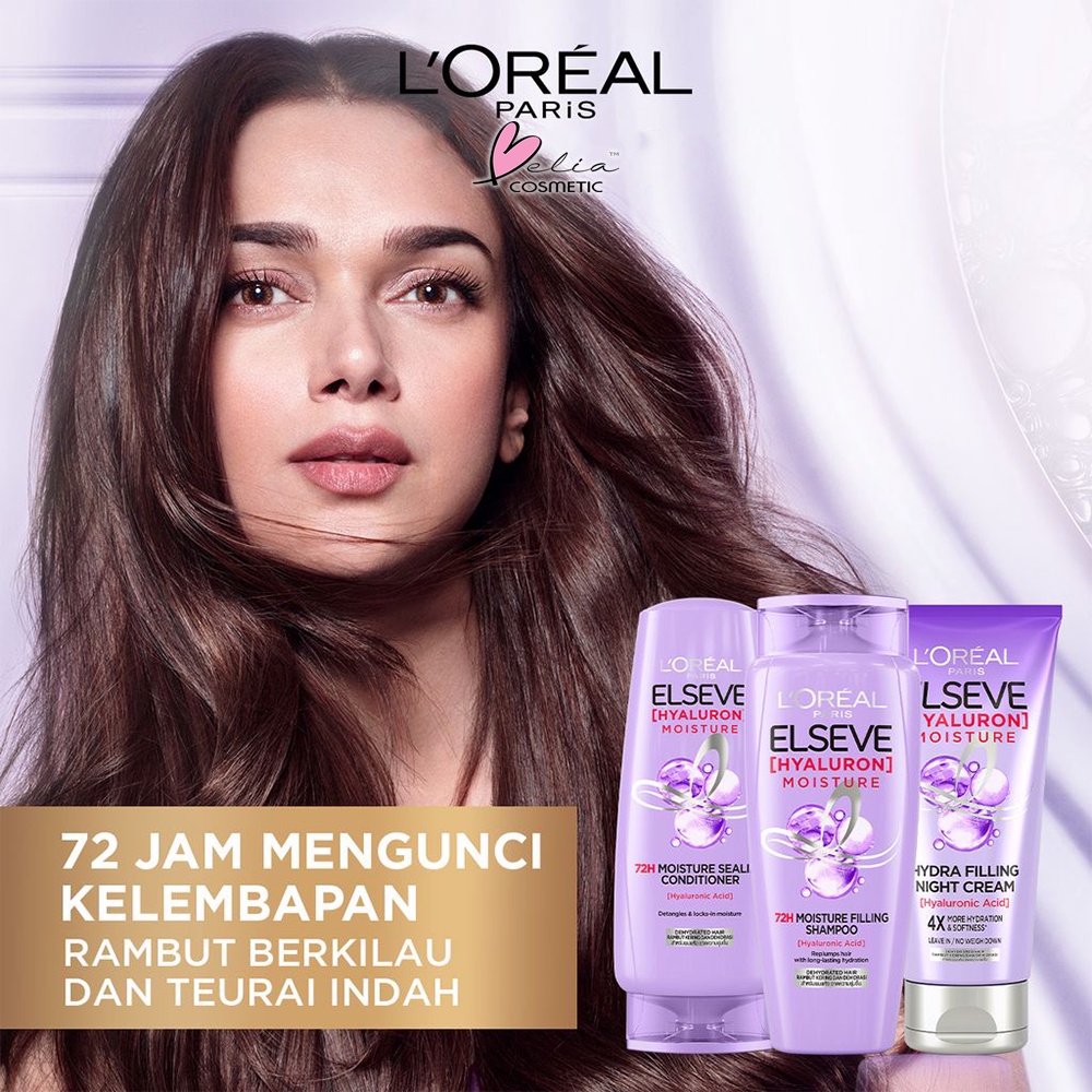 ❤ BELIA ❤ L’Oreal Paris Elseve Hyaluron Moisture Series | Shampoo | Conditioner | Hydra Filling Night Cream | Loreal