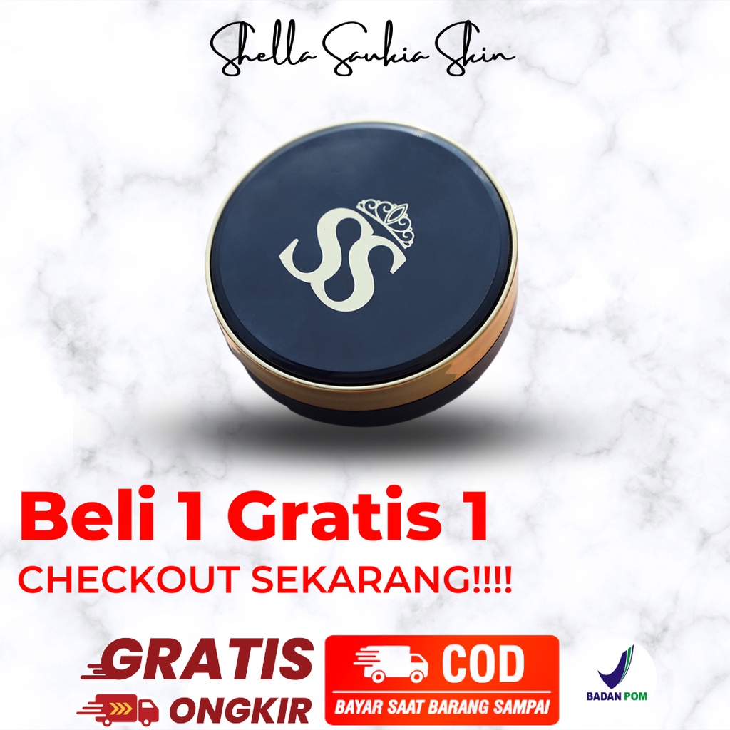 SHELLASAUKIA SKIN CUSHION SS CUSION BEDAK CHUSION BPOM ORIGINAL