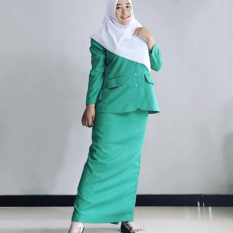 STOK TERBARU JAS FATAYAT RESMI NASIONAL SATU SET / JAS WANITA RESMI FATAYAT NU