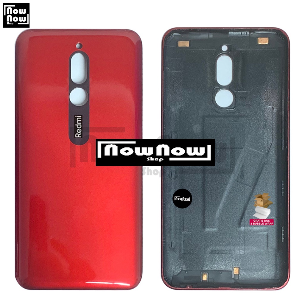 Backdoor Tutup Belakang Baterai Xiaomi Redmi 8 M1908C3IC MZB8255IN M1908C3IG M1908C3IH Backcover Back Casing Housing Cover Belakang Back Case Panel Replacement