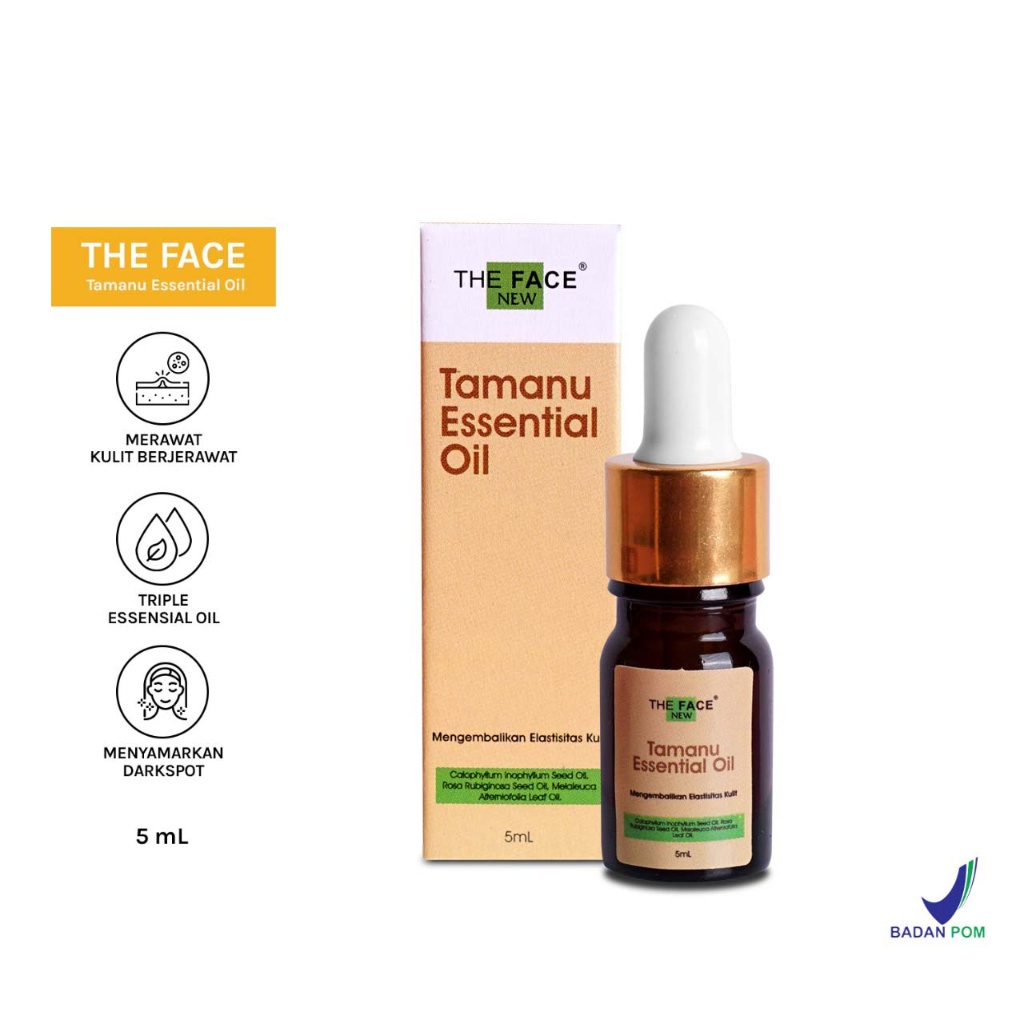 The Face Tamanu Esential Oil Serum 5ml BPOM Mengembalikan Elastisitas Kulit