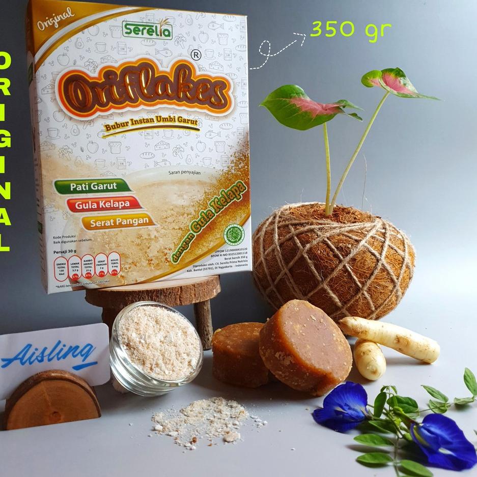 

➹ Oriflakes ORIGINAL sereal umbi garut Asam Lambung Maag Gerd 350g ℮