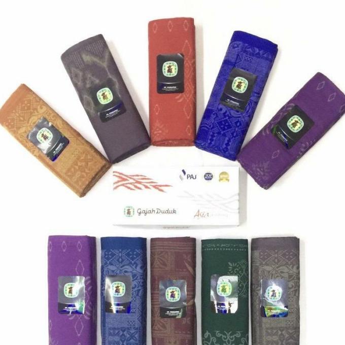 Sarung Dewasa Gajah Duduk Asia Kembang - Perlengkapan Ibadah