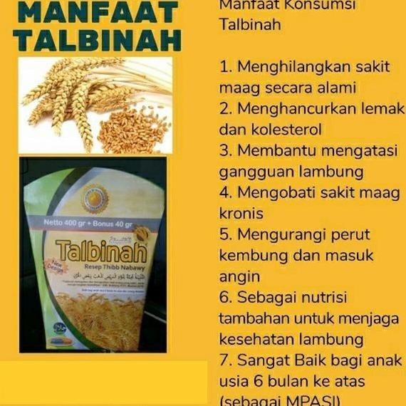 

Tepung Gandum Talbina Talbinah 400 Gr Plus 40 Gr usr01