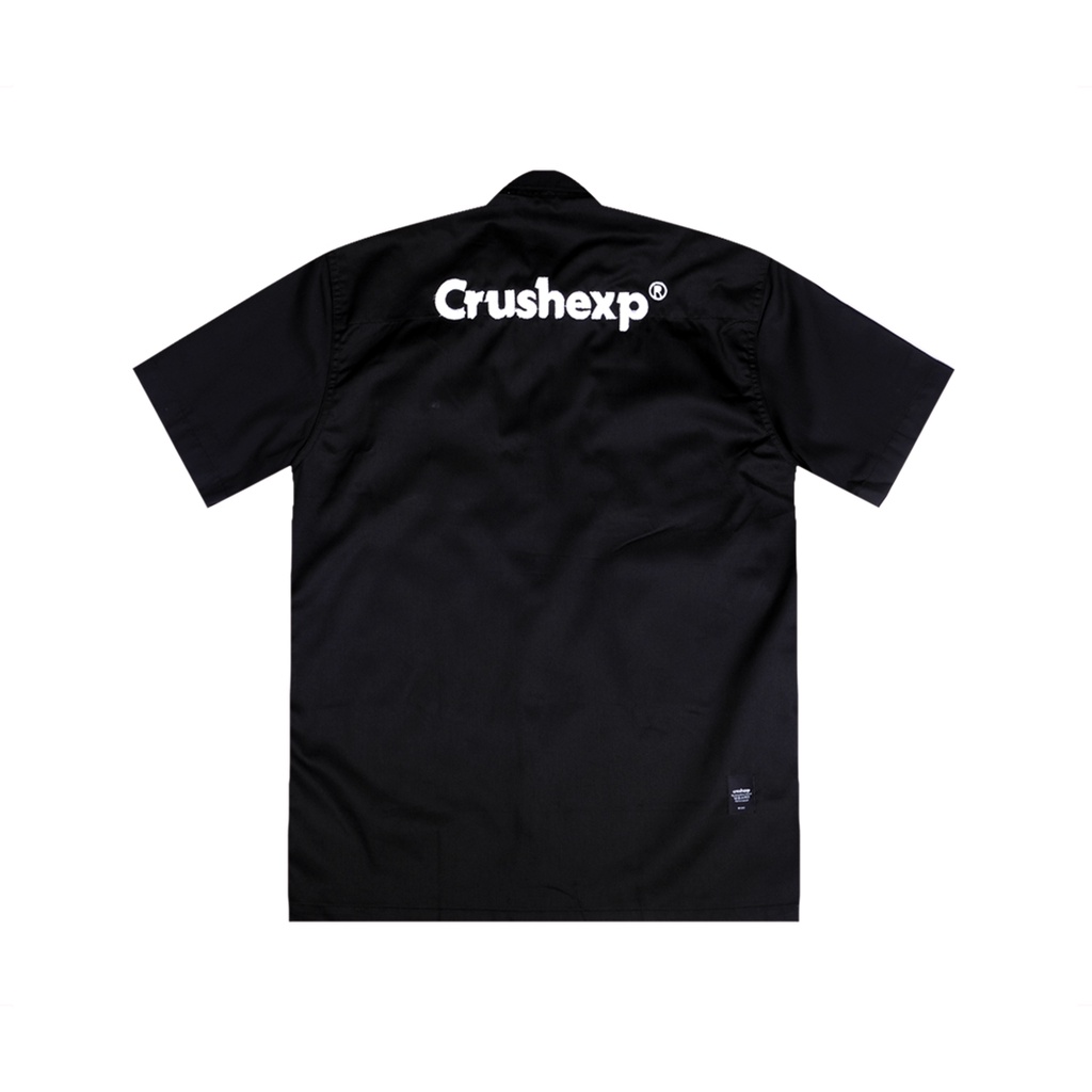 CRUSH EXP Kemeja Pendek Work Shirt KCP0574 - BLACK