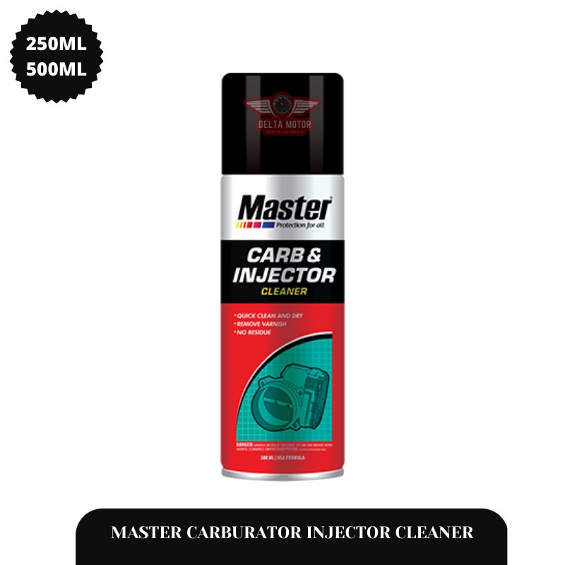 Master Carb & Injector Cleaner 250ml 500ml Cairan Pembersih Karbu Karburator Injeksi Motor Matic