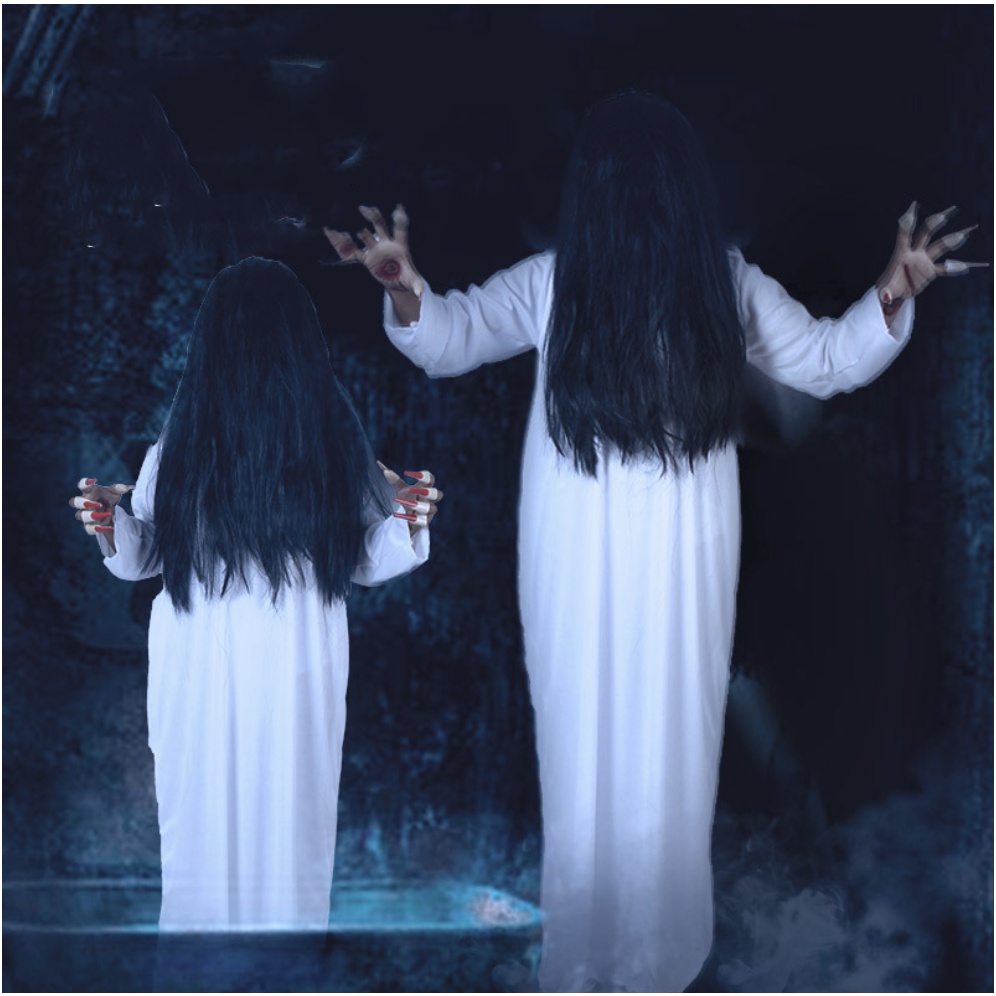 Costume Kuntilanak KOSTUM SADAKO HANTU WANITA SERAM SETAN PAKAIAN HALLOWEEN HALLOWEN HALOWEEN HELLOWEEN HELOWEEN HELLOWEN HELOWIN HALOWIN BAJU KUNTI KUNTILANAK JUBAH PUTIH JUBAH MERAH PARTY COSTUM COSTUMES CUSTOM