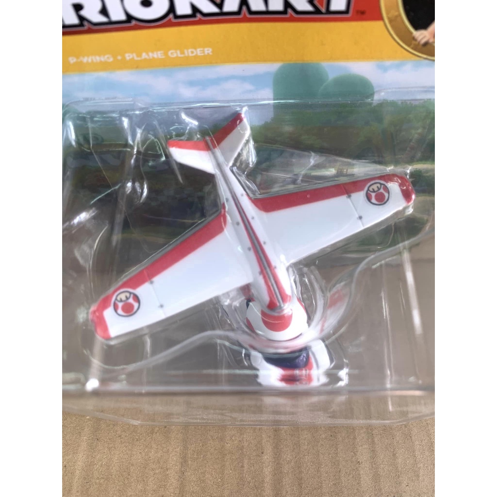 Hotwheels Mario Kart Toad P-wing + Plane Glider