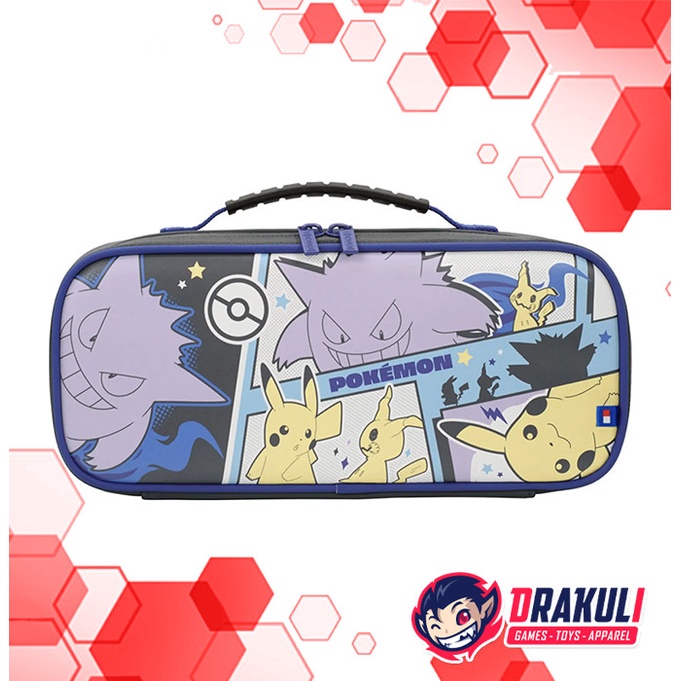 Caseku Nintendo Switch Hori Pouch Compact Pikachu, Gengar, Mimikyu