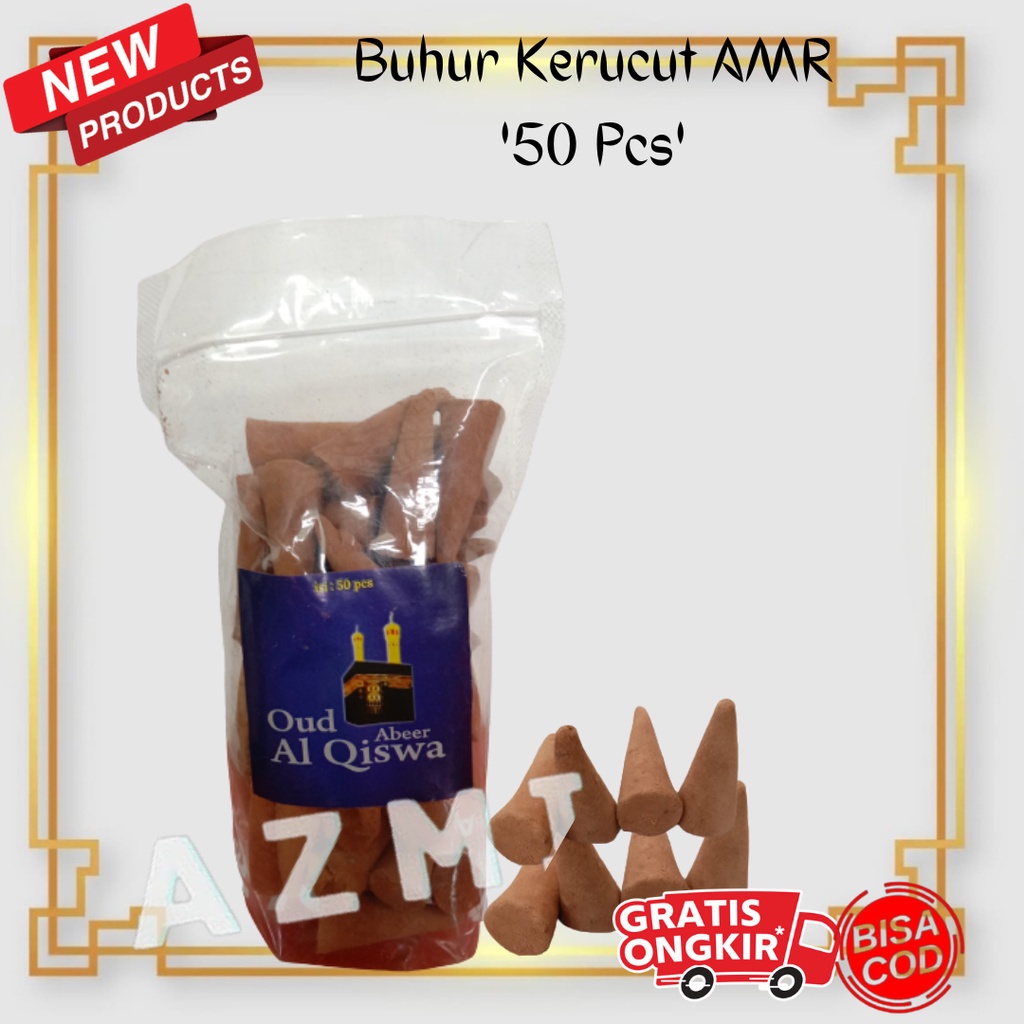 Dupa Bukhur Buhur Kerucut Aromaterapi Arab Oud Al Qiswah isi 50pcs AMR Premium Quality
