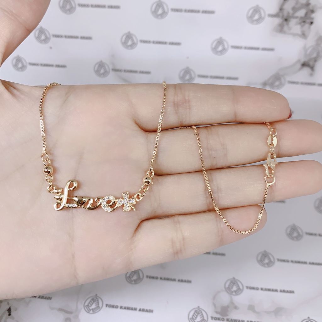 Kalung Anak Model Love Permata *19