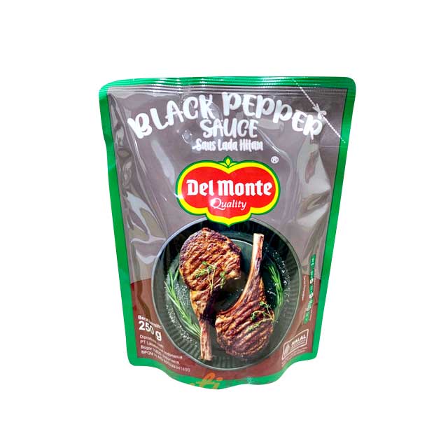 

DEL MONTE BLACK PEPPER STANDING 250 GR