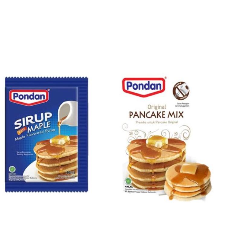 

Kepuasan Belanja Pondan Sirup Maple 40 mL + Pondan Pancake Original Tepung Premiks 125 gr