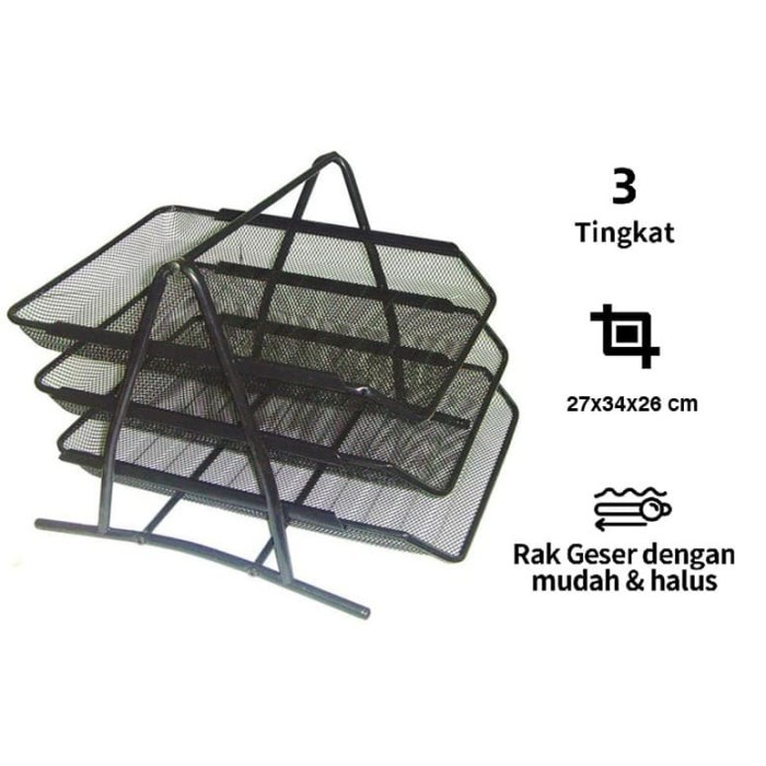 

Document Tray / Rak Tempat Dokumen 3 Tingkat Star Seller